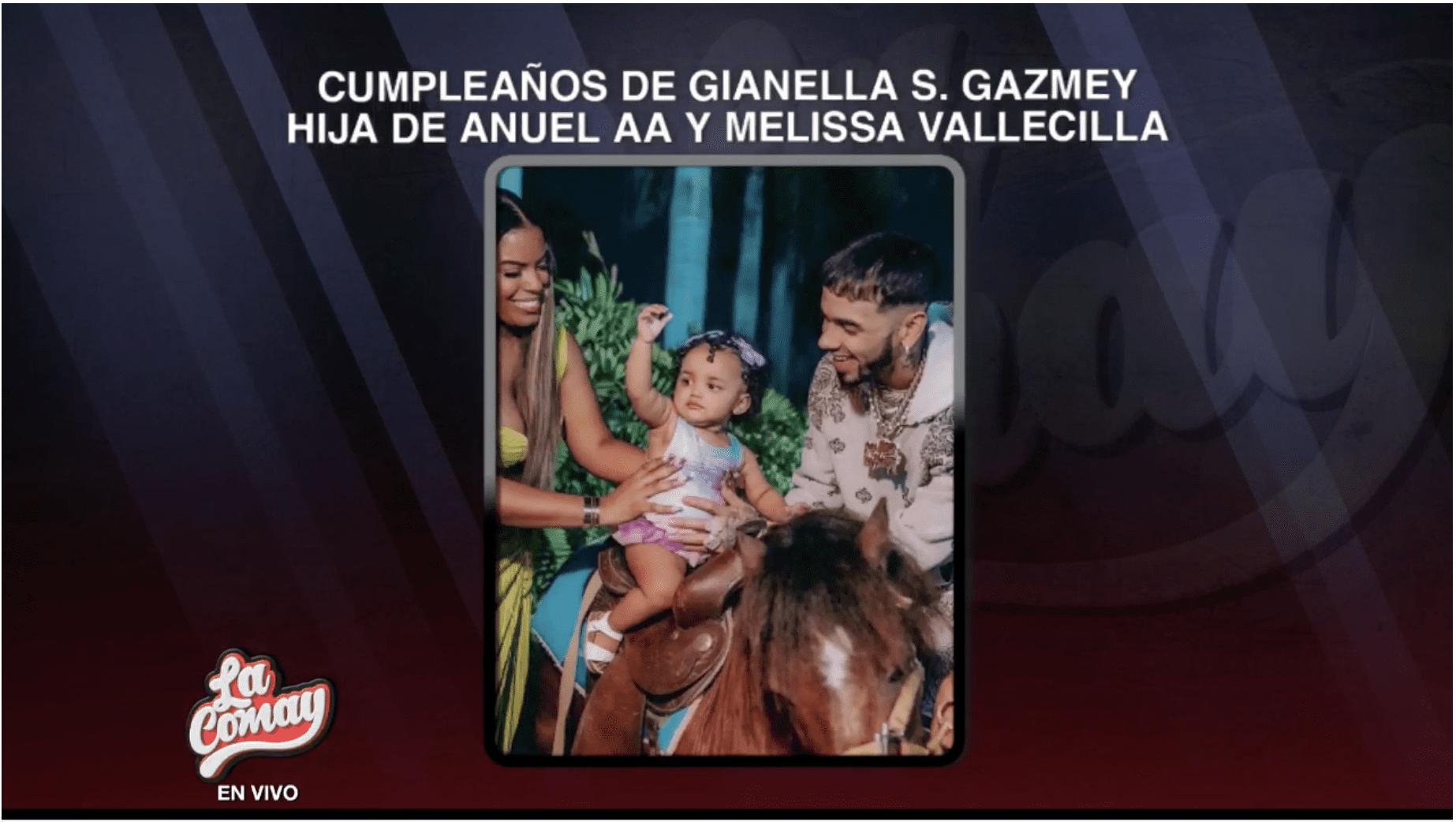 Anuel Aa Celebra El Primer A Ito De Su Hija Gianella Teleonce Tv V Velo