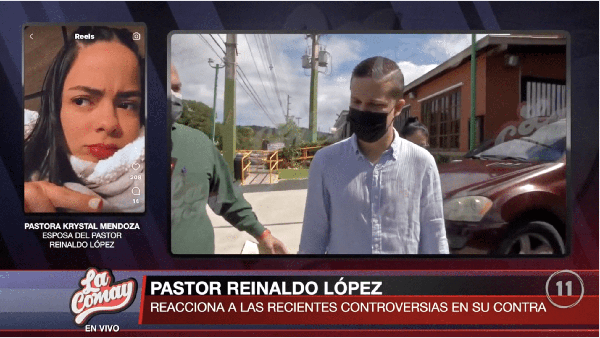 Reacciona pastor Reinaldo López al video de Tik Tok de su esposa Kristal  Mendoza - TeleOnce TV | Vívelo