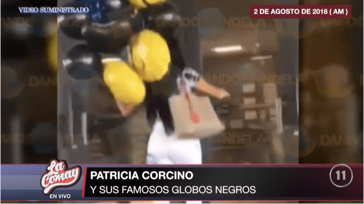 Patricia Corcino y sus famosos globos negros - TeleOnce TV | Vívelo