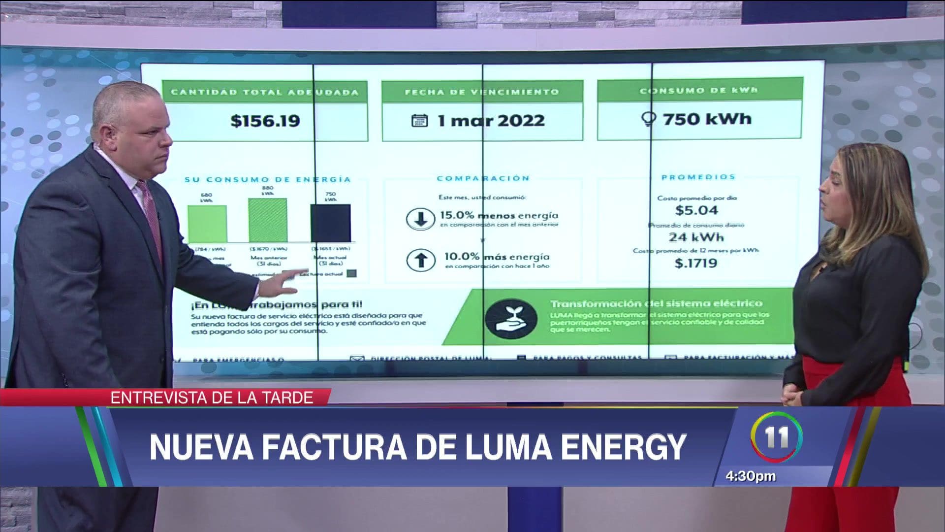 Lo Que Debes Saber Del Nuevo Formato De La Factura De Luma Energy Teleonce Tv Vívelo 6101