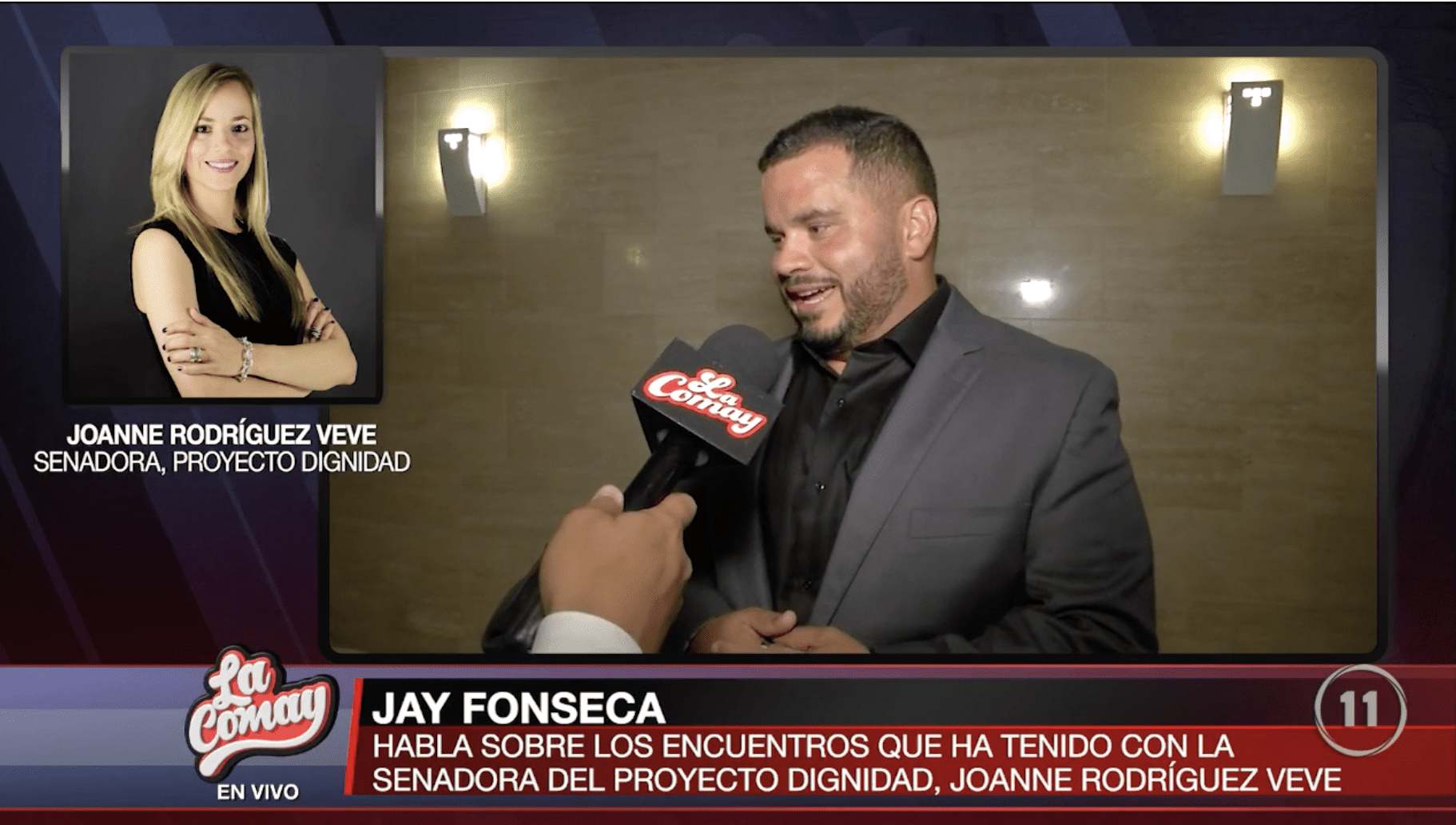 Reacciona Jay Fonseca a su relación con la senadora Rodríguez Veve