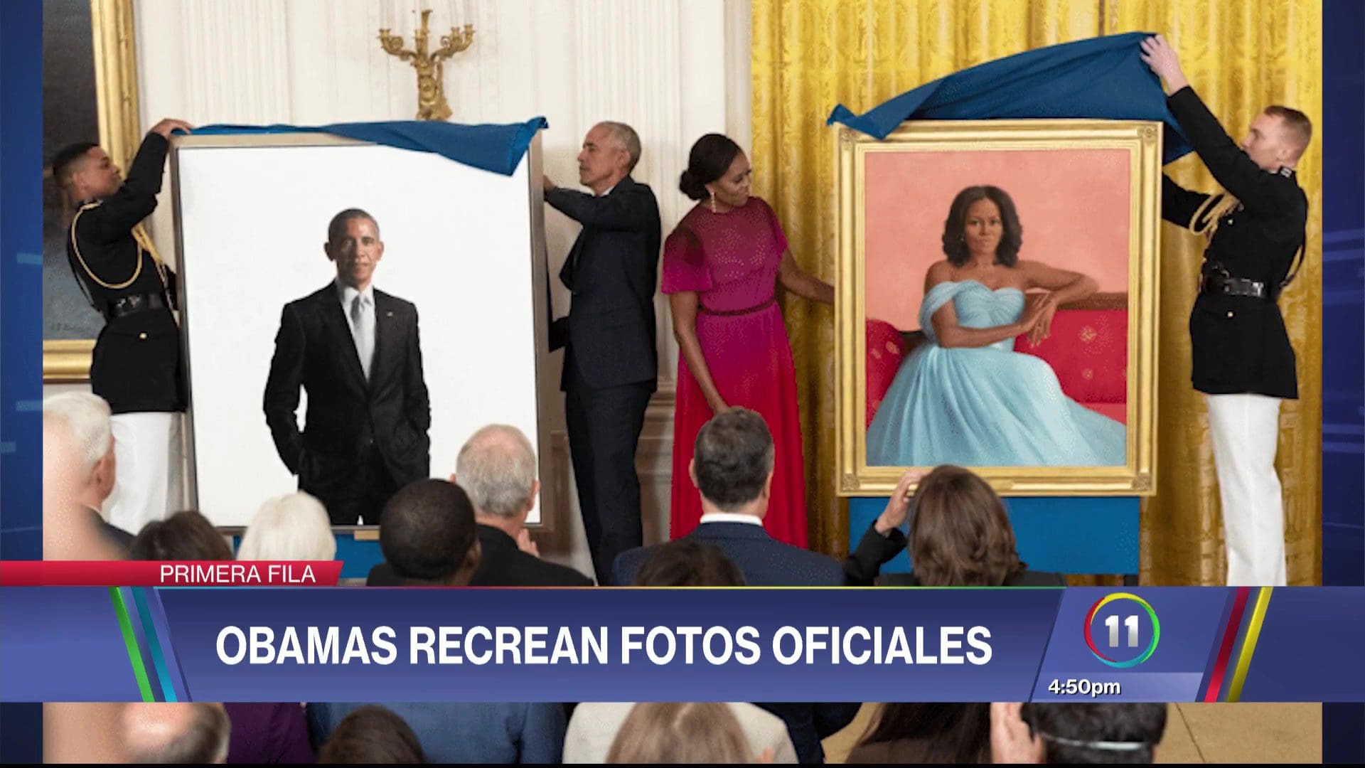 Obama R36 Los Obamas regresan a Casa Blanca - TeleOnce TV | Vívelo
