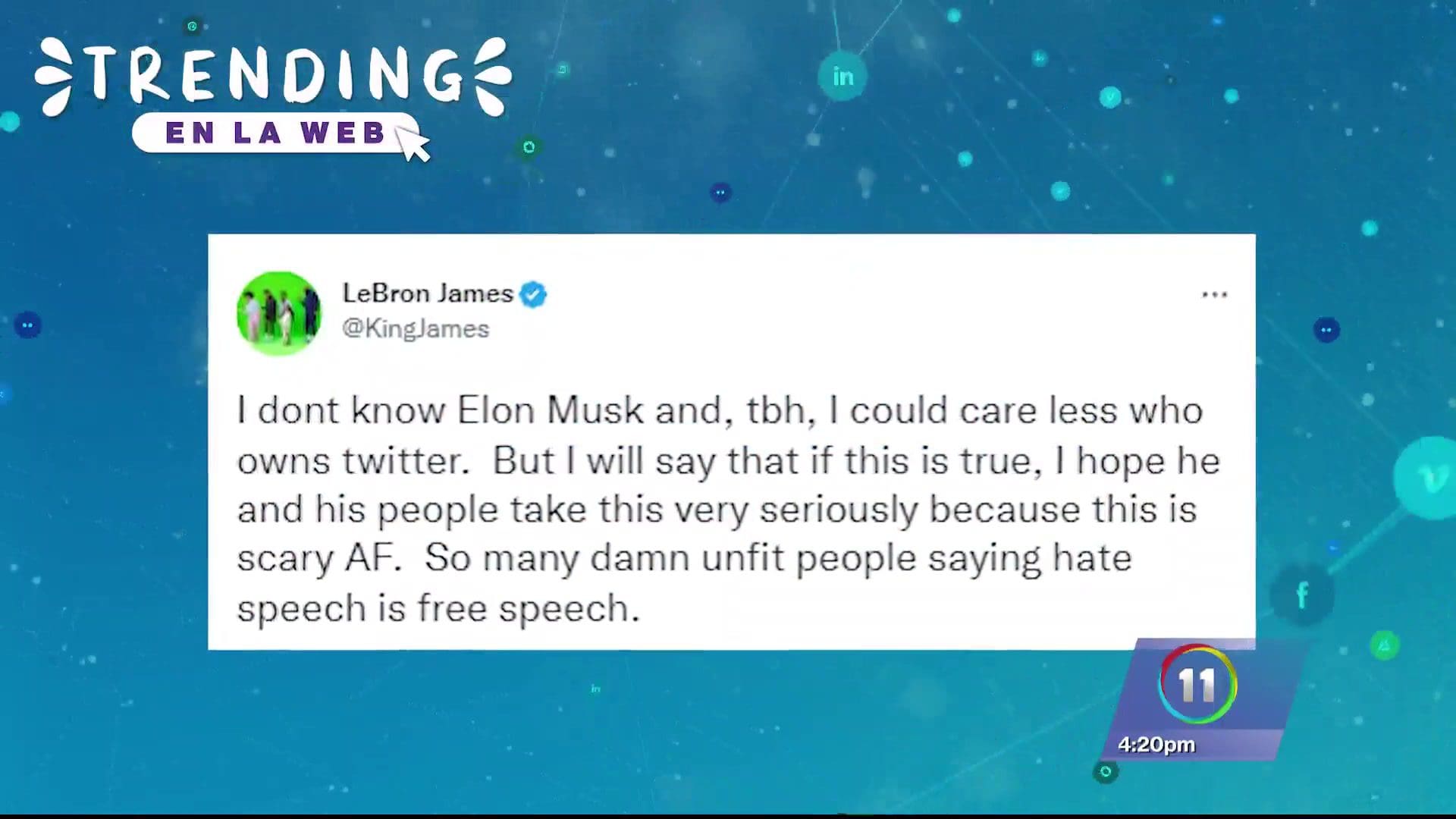 Preocupado Lebron James Por Los Discursos De Odio En Twitter Teleonce Tv V Velo