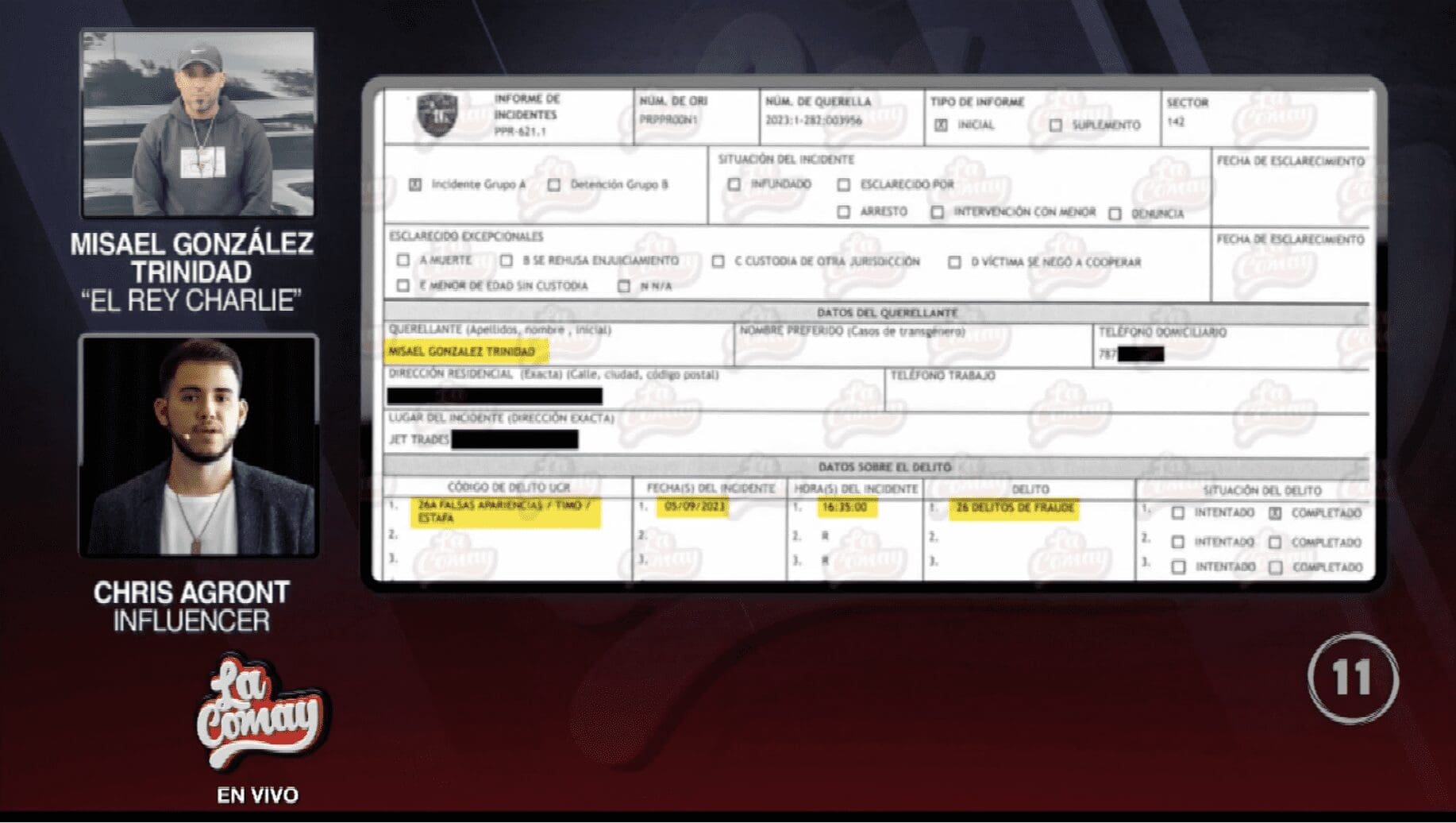 El Rey Charlie entre las víctimas del 'influencer' Chris Agront ...