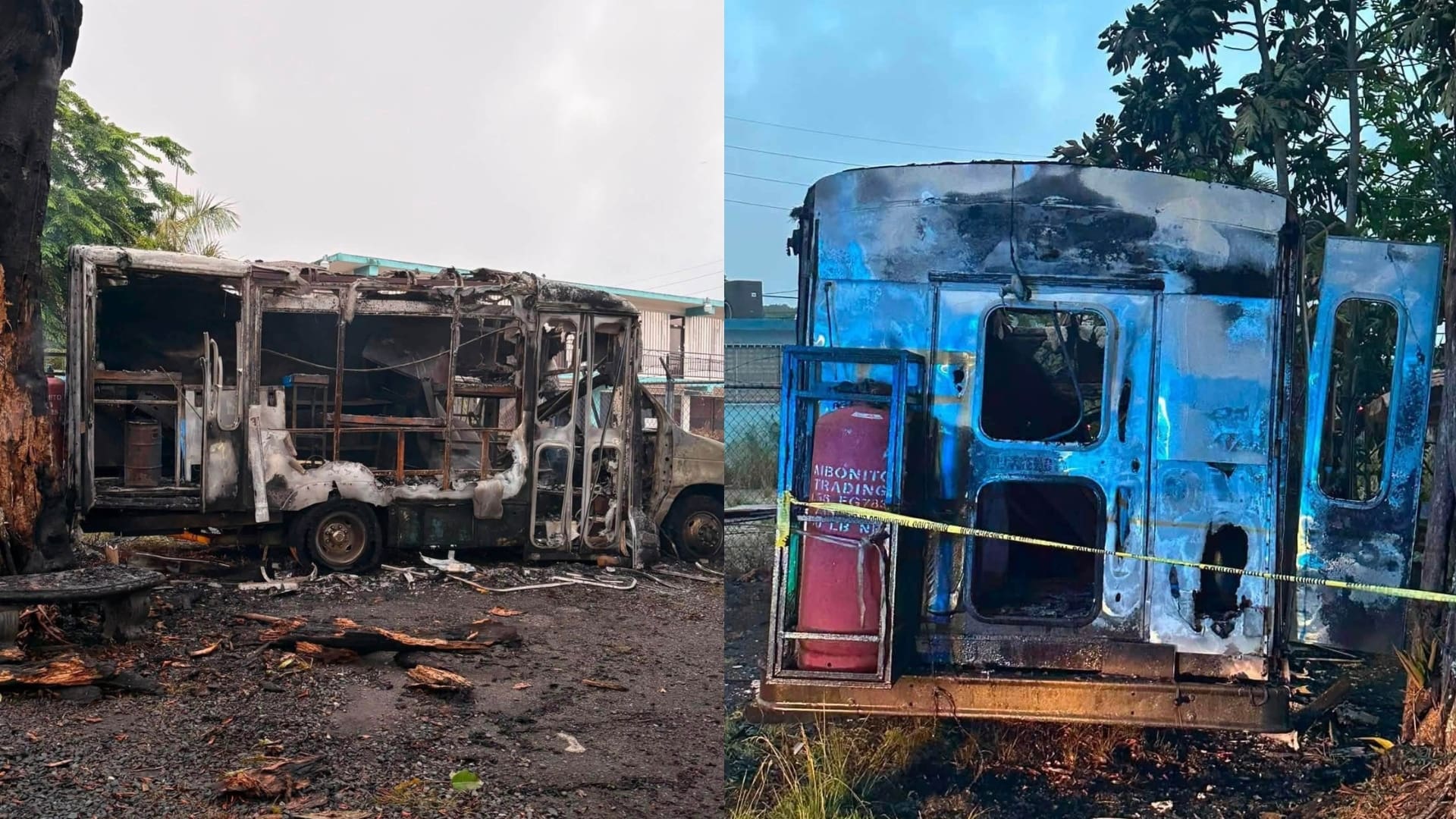Imagen del artículo de Univision / TeleOnce: Vehículo y "food truck" se incendian con poco más de dos horas de diferencia en Aibonito