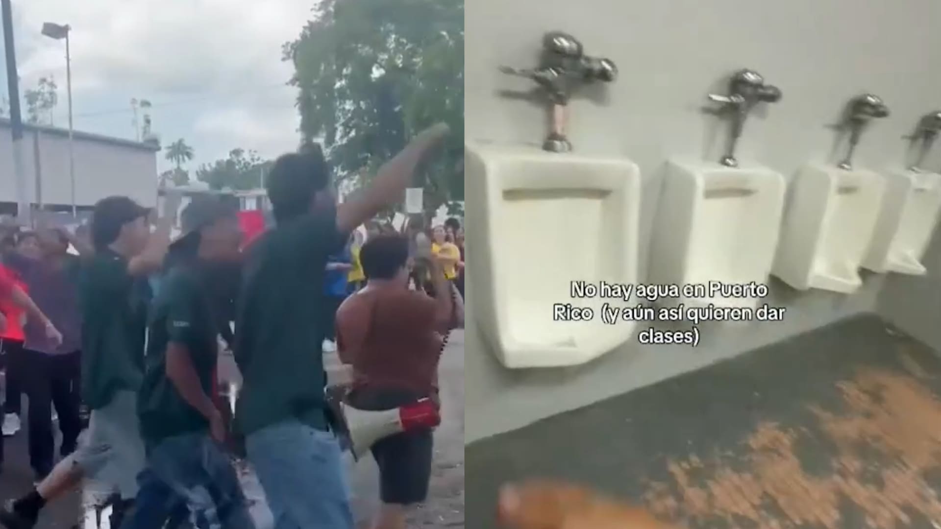 Imagen de la cobertura de: Estudiantes protestan en Bayamón por falta de recursos en la Escuela Pablo Casals