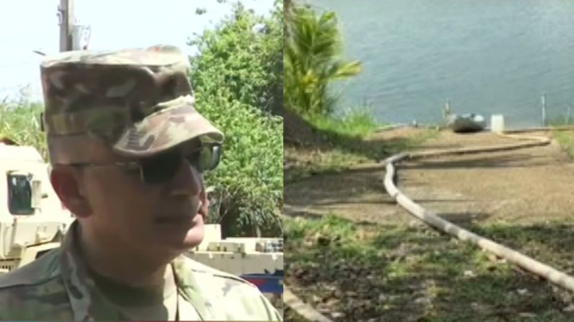 Imagen de la cobertura de: Guardia Nacional llevará agua purificada a Piñones tras operar en el Río Grande de Loíza