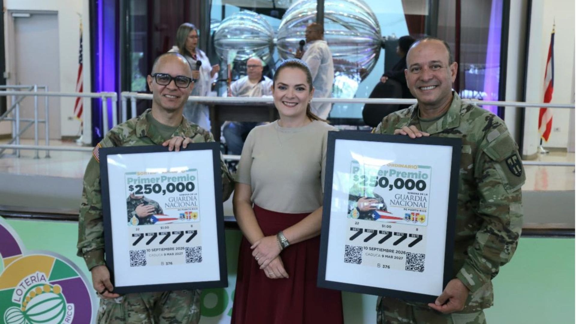 Imagen de la cobertura de: Lotería dedica billete conmemorativo a la Guardia Nacional de Puerto Rico