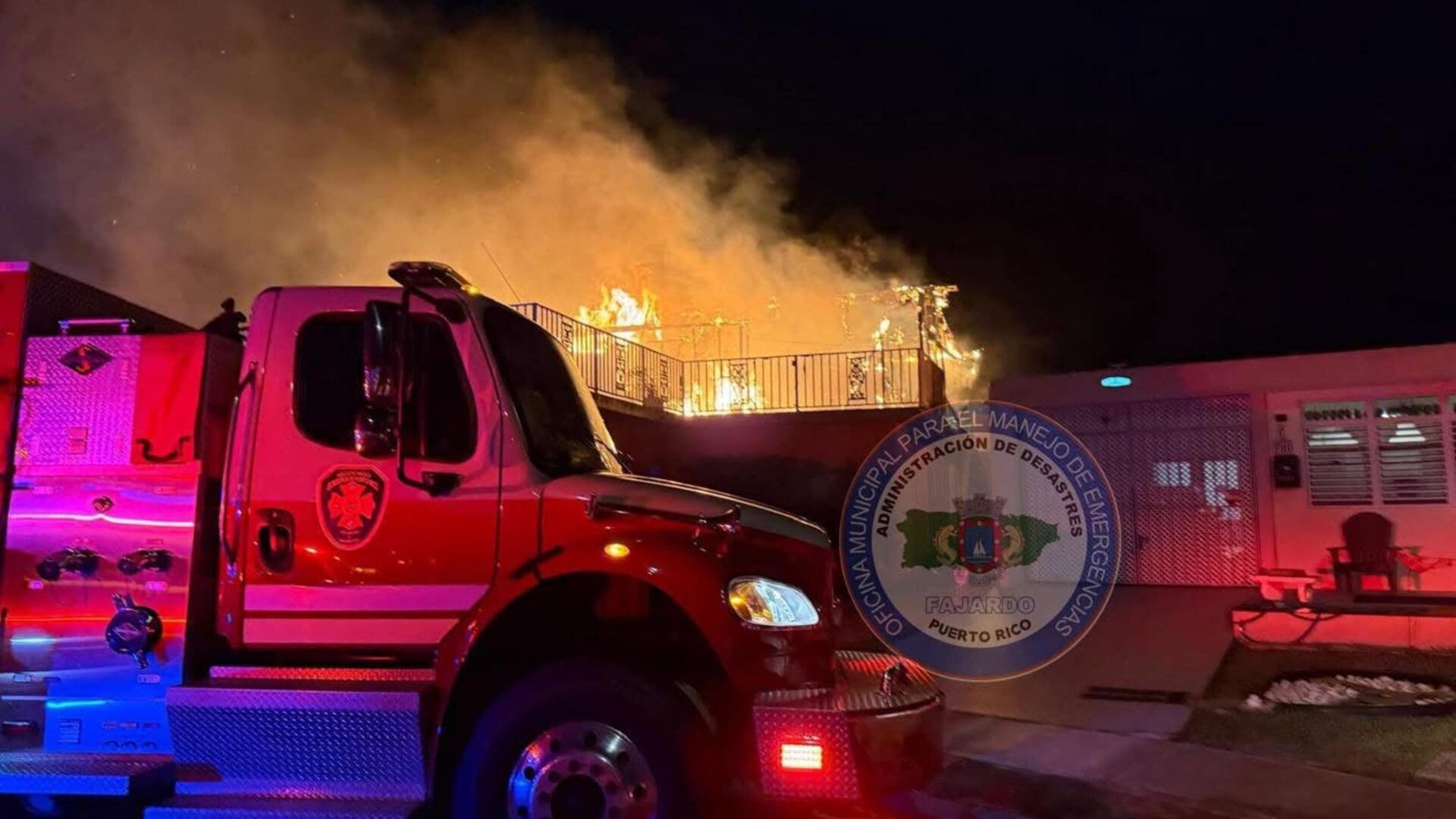Imagen de la cobertura de: Mujer pierde su hogar y su perrita en incendio en Fajardo