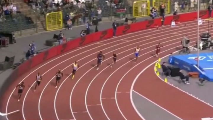 Imagen del artículo de Univision / TeleOnce: José Figueroa acelera rumbo a la final de los 200 metros en Budapest