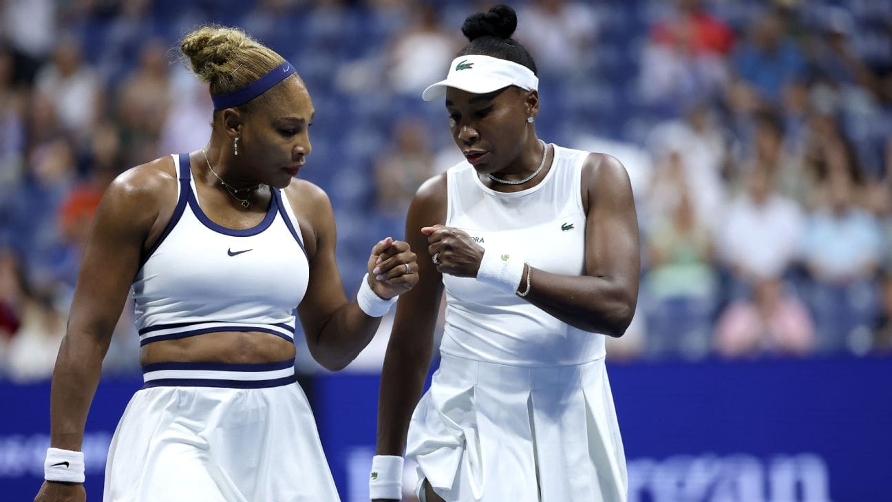 Imagen del artículo de Univision / TeleOnce: Serena y Venus Williams caen durante desempate decisivo en su regreso al US Open 2026