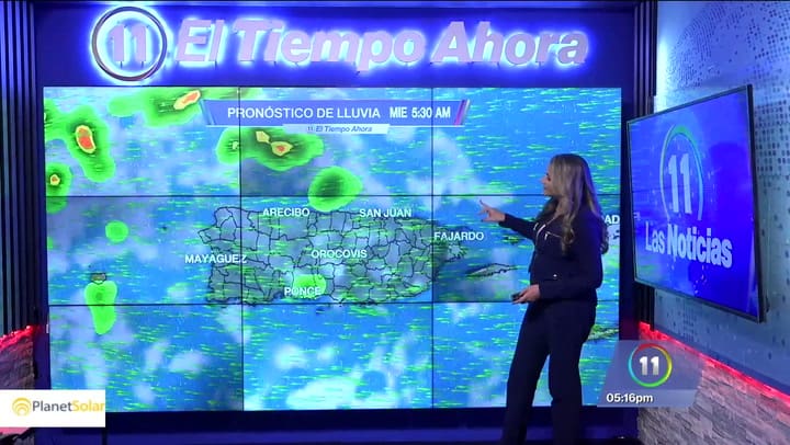 Imagen del artículo de Univision / TeleOnce: Prevén una noche más tranquila, aunque seguirán los aguaceros en el oeste
