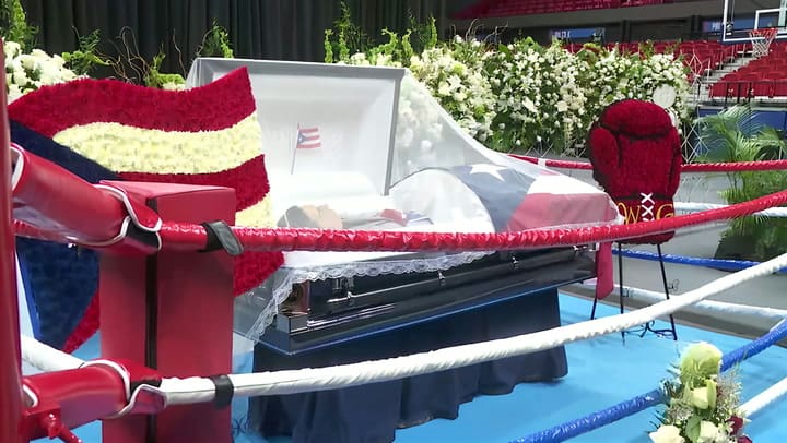 Imagen del artículo de Univision / TeleOnce: Familiares y figuras del boxeo rinden homenaje a Wilfredo “Bazooka” Gómez