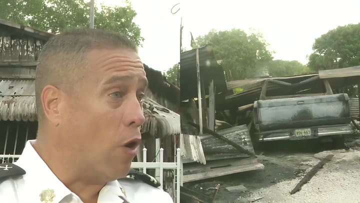 Imagen del artículo de Univision / TeleOnce: Fuego que destruyó casa de envejeciente en Juana Díaz habría comenzado en un vehículo